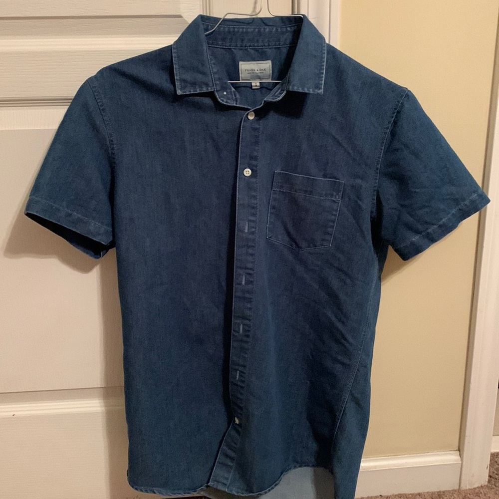 Frank & Oak Denim Shirt Medium